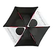 TaylorMade TaylorMade 68" Double Canopy Tour Golf Umbrella - Black White Grey