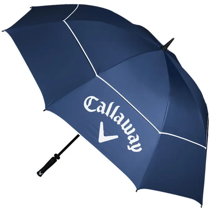 Callaway Callaway Shield 64 inch Double Canopy Golf Umbrella - Navy White