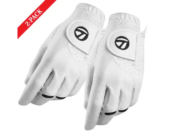 TaylorMade TaylorMade Stratus Tech Guante de Golf para Hombre 2026 (Para Golfistas Diestros) - PAQUETE DE 2