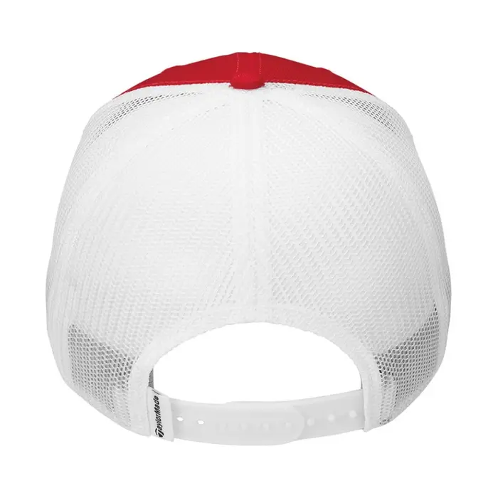 TaylorMade TaylorMade Ventura Retro Trucker Gorra de Golf 2025 - Rojo Blanco