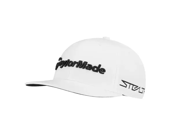 TaylorMade TaylorMade Tour Flatbill Gorra de Golf 2024 - Blanco