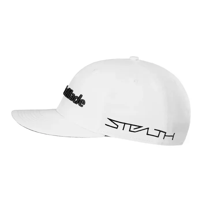 TaylorMade TaylorMade Tour Flatbill Gorra de Golf 2024 - Blanco