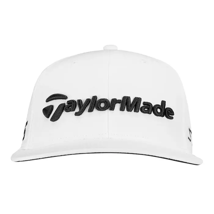 TaylorMade TaylorMade Tour Flatbill Gorra de Golf 2024 - Blanco