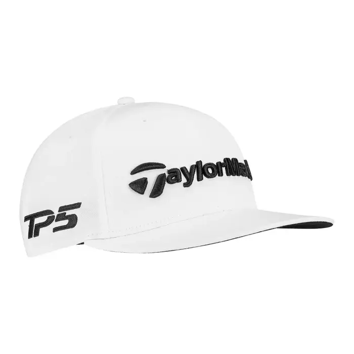TaylorMade TaylorMade Tour Flatbill Gorra de Golf 2024 - Blanco