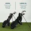 Sunday Golf Sunday Golf Loma XL Stand Bag - Heather Grey