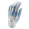Mizuno Mizuno Stretch Guante de Golf para Mujer - Blanco Azul (Para Golfistas Diestras)