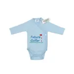 VIB Nova Golf 'Future Golfer' Romper - Blue