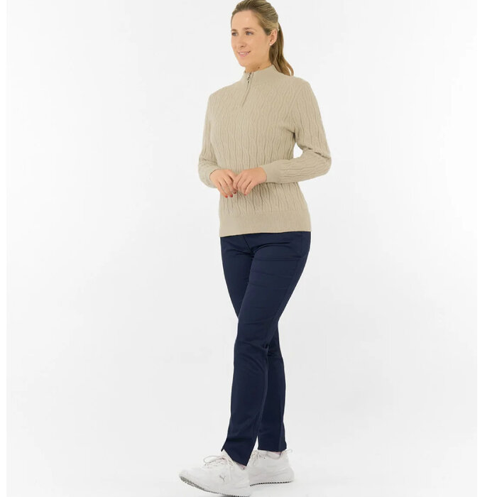 Pure Golf Pure Golf Sorell Jersey Forrado (Margot Knit) - Beige