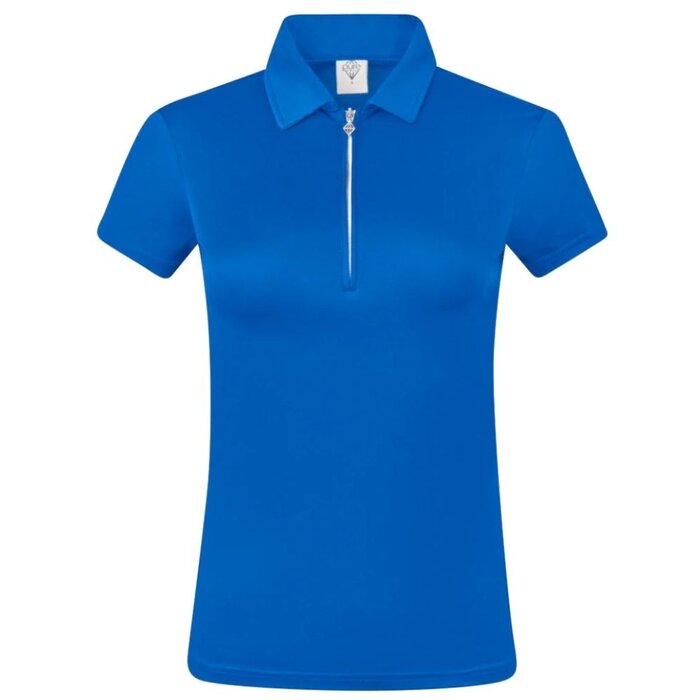 Pure Golf Pure Golf Thrive Cap Sleeve Polo Shirt - Royal Blue
