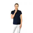 Pure Golf Pure Golf Thrive Cap Sleeve Polo Shirt - Azul marino