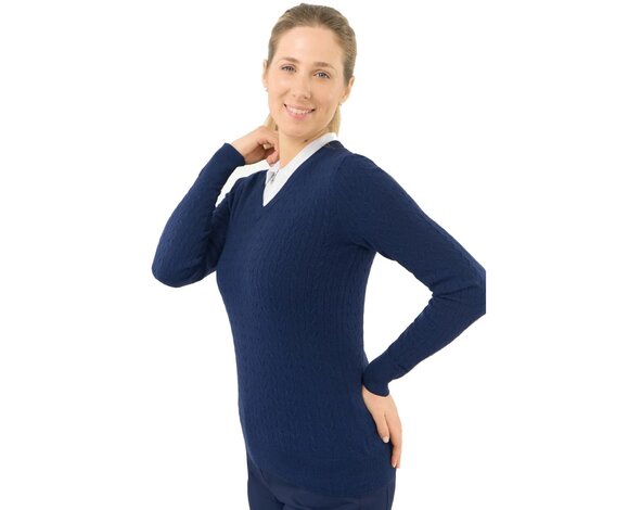 Pure Golf Pure Golf Suzie Summerweight Jumper – Navy