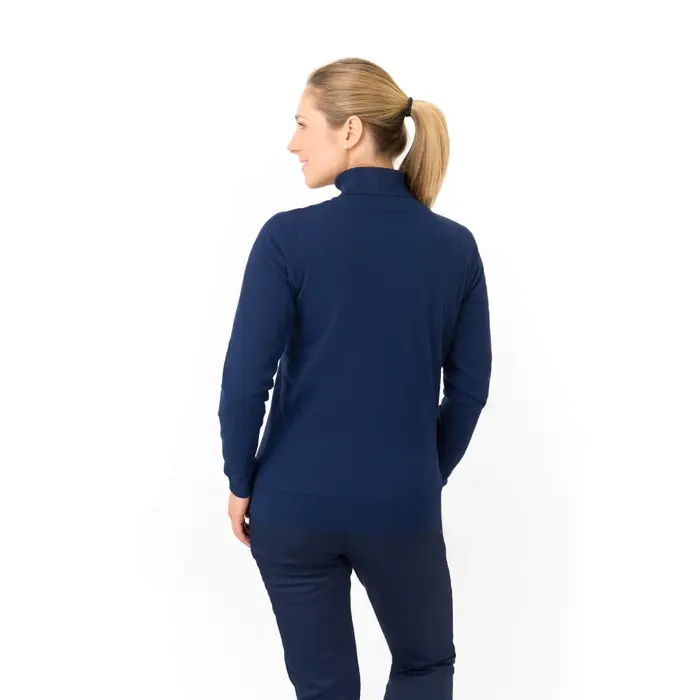 Pure Golf Pure Golf Sarah Jersey de Cuello alto con Forro de Pelo - Azul Marino