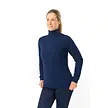 Pure Golf Pure Golf Sarah Roll Neck Sweater with Fur Lining - Navy