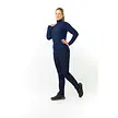 Pure Golf Pure Golf Sarah Roll Neck Sweater with Fur Lining - Navy