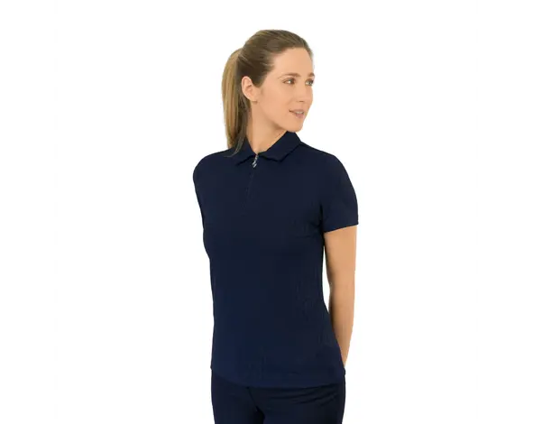 Pure Golf Pure Golf Rebecca Lily PWP Polo de Golf de Manga Corta - Azul Marino