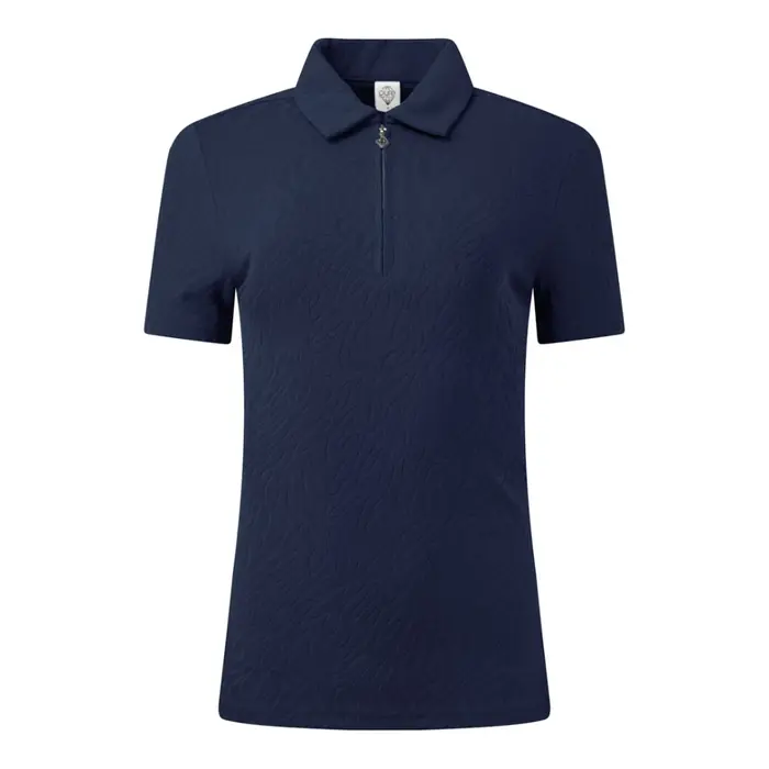 Pure Golf Pure Golf Rebecca Lily PWP Polo de Golf de Manga Corta - Azul Marino