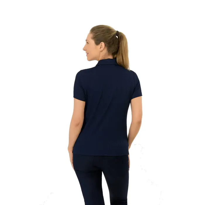 Pure Golf Pure Golf Rebecca Lily PWP Short Sleeve Polo Golf Shirt - Navy
