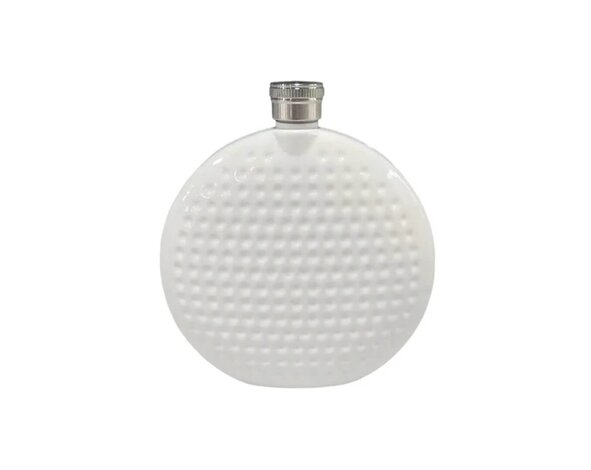 Surprizeshop Surprizeshop Golf Ball Hip Flask - White