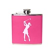 Surprizeshop Surprizeshop 'Lady Golfer' Hip Flask - Pink