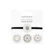 Surprizeshop Surprizeshop Hairband Ball Marker Set - Silver
