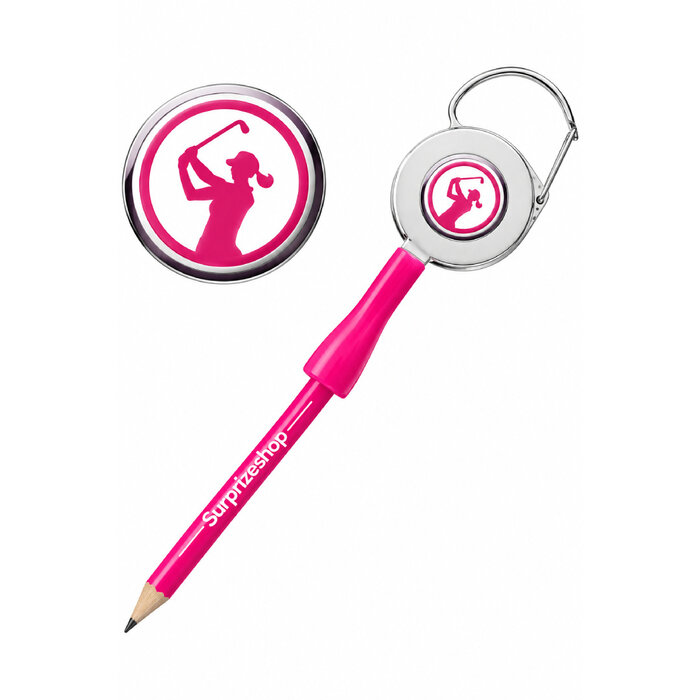 Surprizeshop Surprizeshop 'Lady Golfer' Lápiz de Golf Retráctil - Rosa