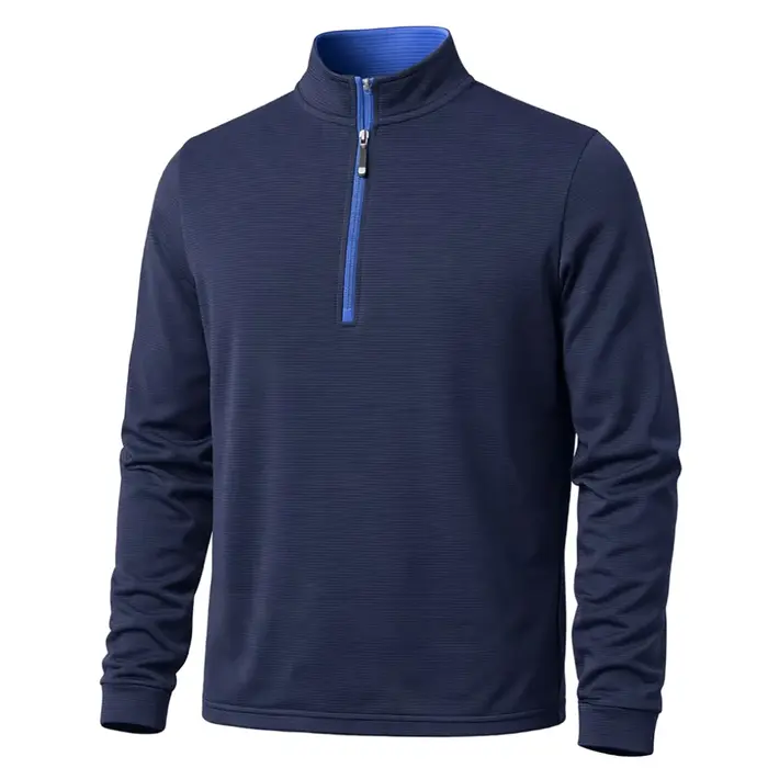 Island Green Island Green Textured Fabric Men's Top Layer - Navy