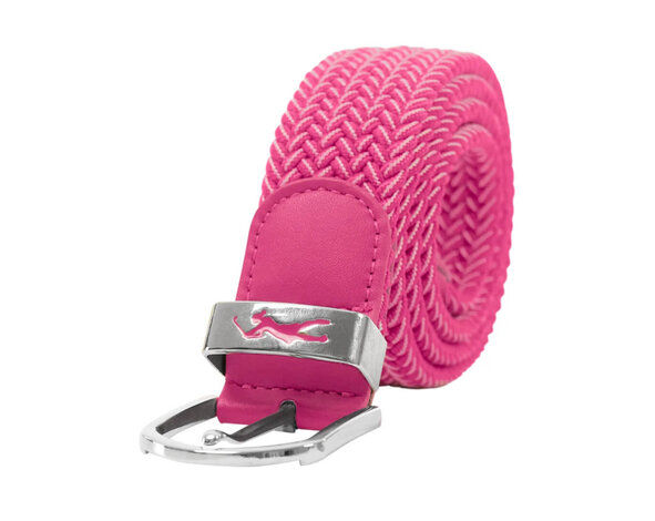 Surprizeshop Surprizeshop Webbing Belt Ladies - Pink White