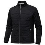 Island Green Quilted Performance Hombre Chaqueta - Negro