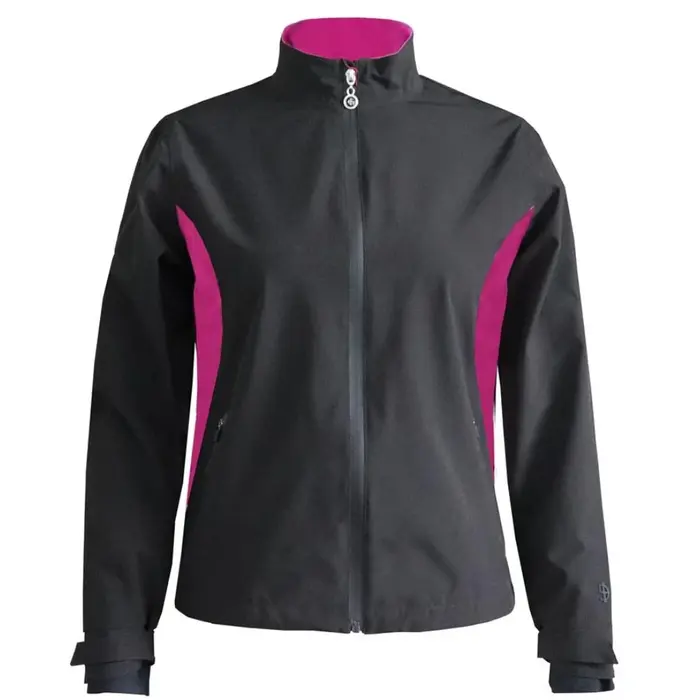 Island Green Island Green Stretch Waterproof Windproof Ladies Jacket - Black Orchid