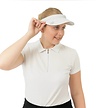 Surprizeshop Surprizeshop Crystal Clip Ladies Golf Visor With Ball Marker Set - White