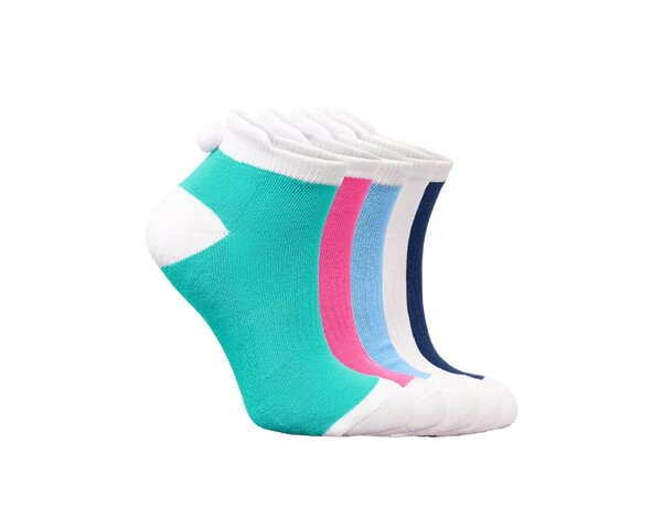 Surprizeshop Surprizeshop Calcetines De Golf Pom Pom Mujer - Multicolor (5 Pares)