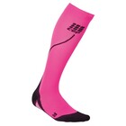 CEP pro+ night run socks 2.0, fl.pink/black, women II