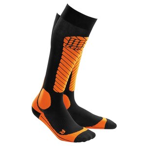 CEP pro+ ski race socks, black/fl.orange, men V