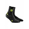 CEP ortho+ ankle support short socks women, black/green, II