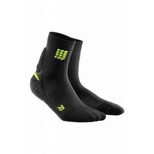 CEP ortho+ achilles support short socks women, black/green, II