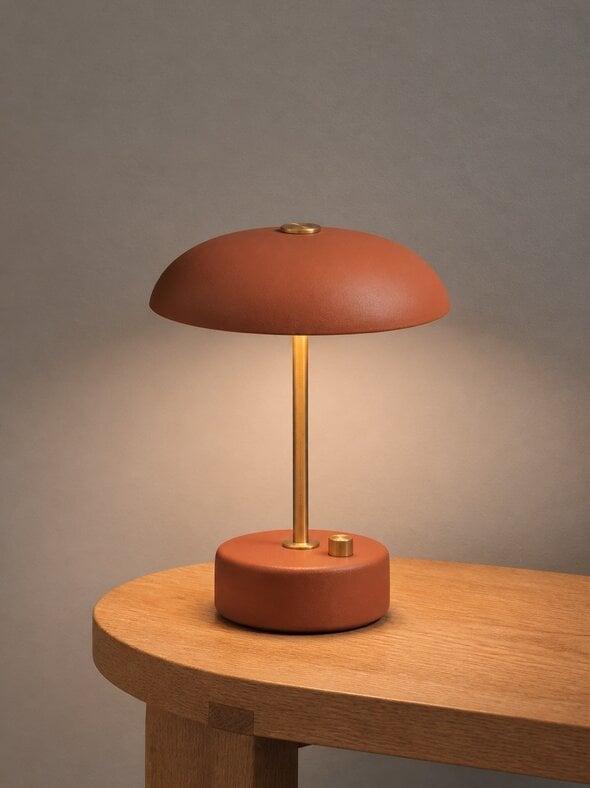 APEX Studio Apex Vela Draagbare Tafellamp terracotta