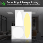 Tsong Tsong LED Paneel 36W | 3000K Warm Wit | 3240 lm | IP41 | SRPL600X600-36WH-R