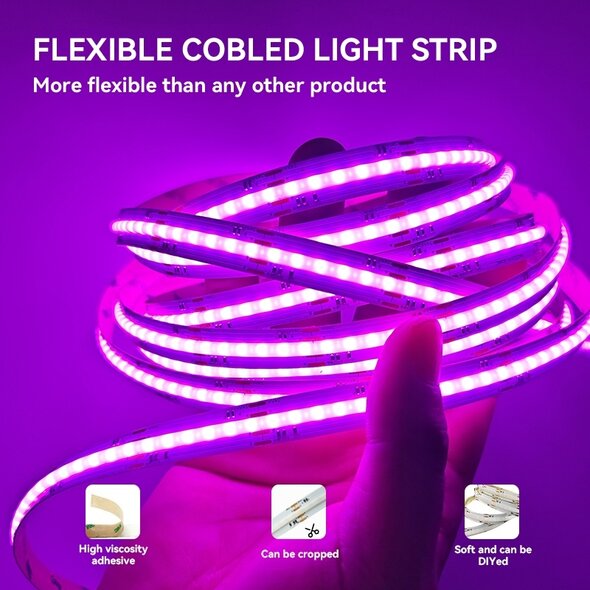Tsong Tsong LED Strip | RGBCCT | IP20 | SNWCOB13W-24V-RGBCCT
