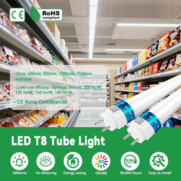 Tsong Tsong LED TL Buis 25W | 5000K Koud Wit | 5000 lm | IP20 | BLT82835W120