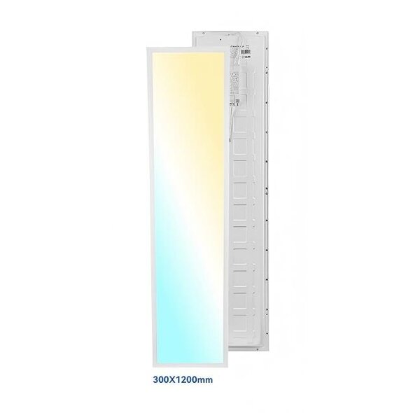 Tsong Tsong LED Paneel 28W | 4000K Neutraal Wit | 4200 lm | IP41 | SRPL300x1200-28WH-BL