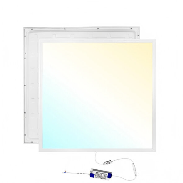 Tsong Tsong LED Paneel 28W | 3000k-4000k-6000k switch | 3920 lm | IP41 | SRPL600x600-28WH-BL-UGR 2C