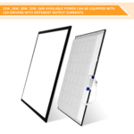 Tsong Tsong LED Paneel 36W | 3000k-4000k-6000k switch | 5040 lm | IP41 | SRPL620x620-36WH-BL-UGR 2C