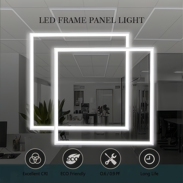 Tsong Tsong LED Paneel 36W | 3000K Warm Wit | 3600 lm | IP41 | SRPL590x590-36W