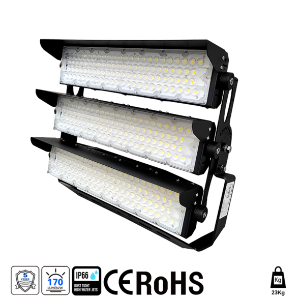 Tsong Tsong LED Stadionverlichting 500W | 5000K Koud Wit | 85000 lm | IP66 | SRSTAL0500W-230V