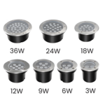 Tsong Tsong LED Grondspot 12W | 3000K Warm Wit | 960 lm | IP67 | SUL-12W