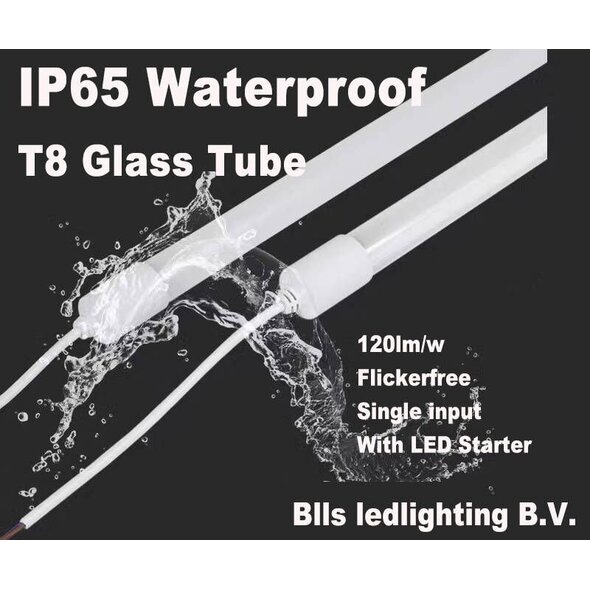 Tsong Tsong LED TL Buis 24W | 4000K Neutraal Wit | 3000 lm | IP65 | SLT8-L1500-GL-120-IP