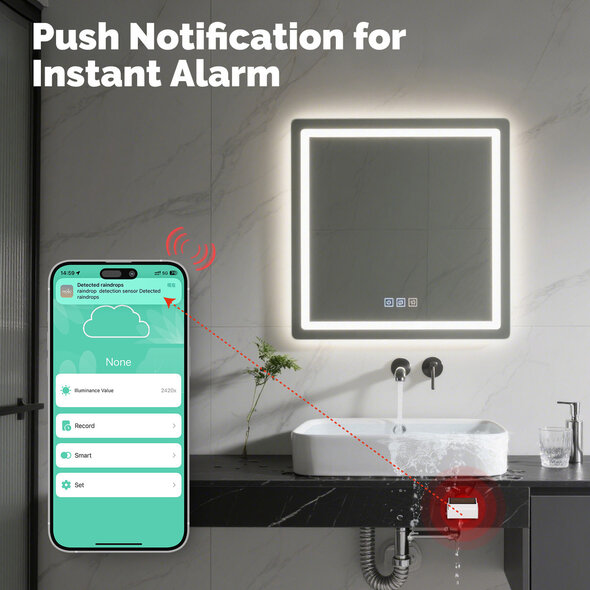 Smartlife Domotica Smart Regensensor voor automatische raamsturing en zonneschermregeling met Zigbee