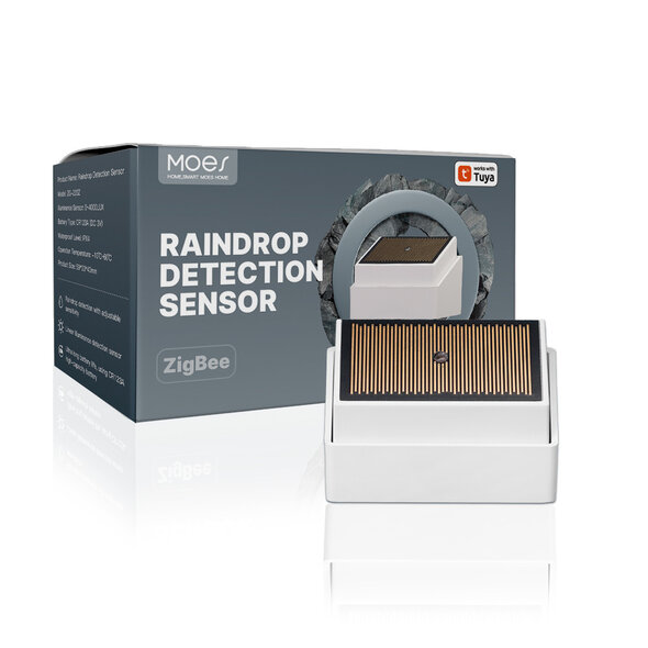 Smartlife Domotica Smart Regensensor voor automatische raamsturing en zonneschermregeling met Zigbee