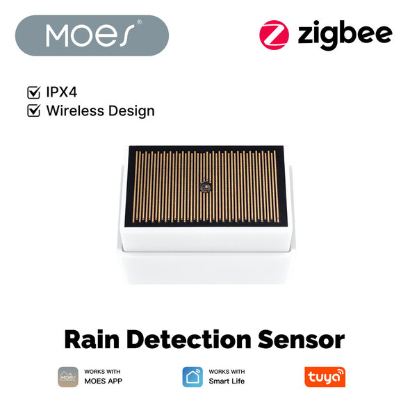 Smartlife Domotica Smart Regensensor voor automatische raamsturing en zonneschermregeling met Zigbee