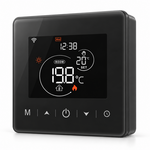 Smartlife Domotica Slimme wifi thermostaat voor cv met touchscreen en 2-draads aansluiting - zwart